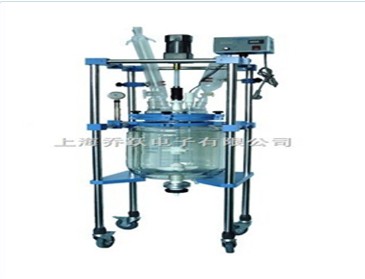 单层玻璃反应釜 玻璃反应釜价格