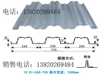压型板YX51-240-720承重板